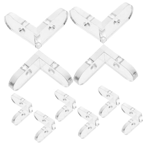 Angoily 15 Stück Teiliges Transparentes Eckwinkel Stabile Verbinder mit Abnehmbaren Befestigungen Hohe Transparenz Praktische Eckwinkel Halterung für Boxen Vielseitig für Lagerung und Angoily 15 Stück Teiliges Transparentes Eckwinkel Stabile Verbinder mit Abnehmbaren Befestigungen Hohe Transparenz Praktische Eckwinkel Halterung für Boxen Vielseitig für Lagerung und von Angoily
