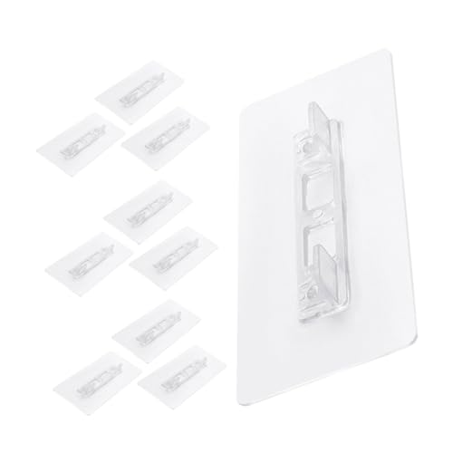 Angoily 16 Stück Teiliges Selbstklebende Transparente Regalbodenträger aus Verstärkte Lange Einlegebodenhalter für Kleiderschrank und Küchenregale Einfache Montage ohne Bohren Angoily 16 Stück Teiliges Selbstklebende Transparente Regalbodenträger aus Verstärkte Lange Einlegebodenhalter für Kleiderschrank und Küchenregale Einfache Montage ohne Bohren von Angoily