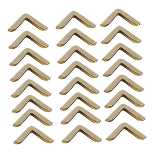 Angoily 180 Stück Teiliges Metall Buch Eckenschutz Gold Vintage Scrapbooking Fotoecken Schutzecken für Alben Notizbücher Ordner mit Glatter Seitenausrichtung und Praktischem Kantenschutz Angoily 180 Stück Teiliges Metall Buch Eckenschutz Gold Vintage Scrapbooking Fotoecken Schutzecken für Alben Notizbücher Ordner mit Glatter Seitenausrichtung und Praktischem Kantenschutz von Angoily