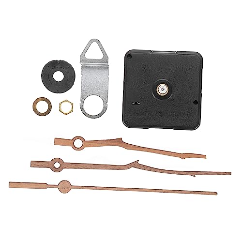 Angoily 1Satz Ersatz Uhrwerk Mechanismus DIY Uhr Reparatur Kit mit Holzzeigern Leise Langlebig und für Wanduhren Büro Schlafzimmer und von Angoily
