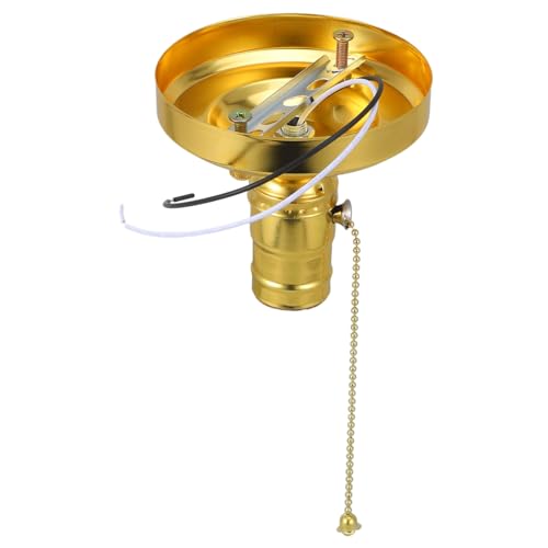 Angoily 1Satz Retro Pendelleuchte Halterung mit Zugkette Robuste Lampenfassung für Decken und Wandlampen für Wohnzimmer Restaurants und Angoily 1Satz Retro Pendelleuchte Halterung mit Zugkette Robuste Lampenfassung für Decken und Wandlampen für Wohnzimmer Restaurants und von Angoily