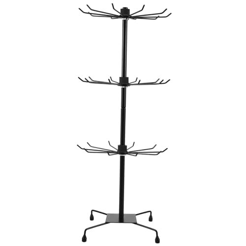 Angoily 1stk Schmuckständer Aus Schmiedeeisen Hutständer Spinner-Rack Für Die Arbeitsplatte Hut-Display Im Einzelhandel Handtaschen-präsentationsständer Jackenständer Schal Rotieren Metall von Angoily