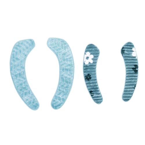 Angoily 2 Paare Toilettensitzbezug Weicher Plüschiger Wc Sitzring Polster Blau S und Hautfreundlich Waschbar Passend für Damen und Senioren Angoily 2 Paare Toilettensitzbezug Weicher Plüschiger Wc Sitzring Polster Blau S und Hautfreundlich Waschbar Passend für Damen und Senioren von Angoily