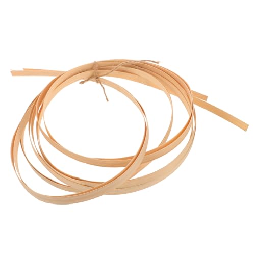 Angoily 2 Rollen Bambusmaterial für DIY Streifen Korbwaren Wohnung gewebtes Bambusmaterial groß Bambuslatte Bambusmaterial für Bambusmöbel DIY-Bambus-Webmaterial Beige Angoily 2 Rollen Bambusmaterial für DIY Streifen Korbwaren Wohnung gewebtes Bambusmaterial groß Bambuslatte Bambusmaterial für Bambusmöbel DIY-Bambus-Webmaterial Beige von Angoily