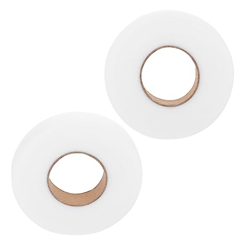 Angoily 2 Rollen Doppelseitiges Saumband zum Aufbügeln Weiß ohne Nähen für Kleidung Gardinen Hosen DIY Textilkleber Kleidung Zubehör Angoily 2 Rollen Doppelseitiges Saumband zum Aufbügeln Weiß ohne Nähen für Kleidung Gardinen Hosen DIY Textilkleber Kleidung Zubehör von Angoily