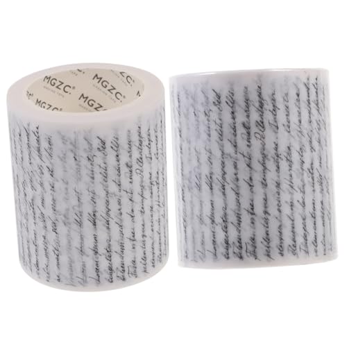 Angoily 2 Rollen Vintage Washi Tape Scrapbooking Klebeband Selbstklebend Leicht Reißbar für Journal DIY Basteln Geschenkverpackung Dekoration Angoily 2 Rollen Vintage Washi Tape Scrapbooking Klebeband Selbstklebend Leicht Reißbar für Journal DIY Basteln Geschenkverpackung Dekoration von Angoily