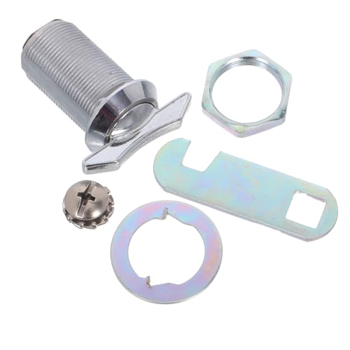 Angoily 2 Sätze Camper Cabinet Cam Locks aus Robustem Zinklegierungsmaterial Schlüsselloses Nockenschloss für Schubladen Werkzeugkästen und Briefkästen Einfache Montage Langlebig und von Angoily