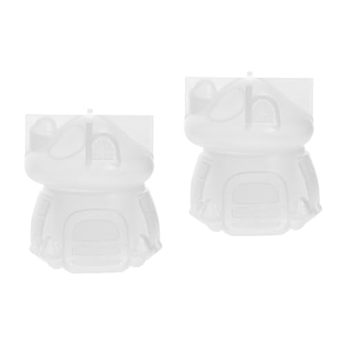 Angoily 2 Sätze Kristallkleber -Pilzform Schalengussform Plattengussform Tabletts Tablettform selber machen Schalenformen Silikonform für Tablett Schalenform aus Silikon Kieselgel von Angoily