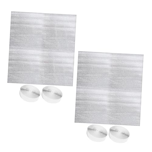 Angoily 2 Sätze Lüftungsdämmung Dichtungsabdeckung für Dachventilatoren dachdämmung abdeckung Dachbodenlüfter Siegel Dachbodenventilatorabdeckungen Dachbodenabdeckung Aluminium Silber Angoily 2 Sätze Lüftungsdämmung Dichtungsabdeckung für Dachventilatoren dachdämmung abdeckung Dachbodenlüfter Siegel Dachbodenventilatorabdeckungen Dachbodenabdeckung Aluminium Silber von Angoily