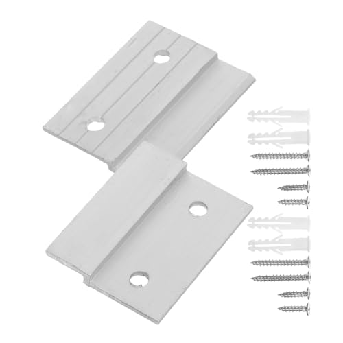 Angoily 2 Satz Metall Französische Cleat Wandhalterung für Kunstrahmen Spiegel und Paneele Professionelles Montageset für Zuverlässigen Halt und Elegante Präsentation Angoily 2 Satz Metall Französische Cleat Wandhalterung für Kunstrahmen Spiegel und Paneele Professionelles Montageset für Zuverlässigen Halt und Elegante Präsentation von Angoily