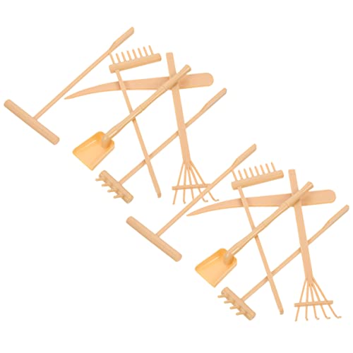 Angoily 2 Satz Sandtisch-Werkzeug Sandkasten Rechen Bausätze Zen-Garten-Set Sandbox-rake-Tools Zubehör Mini-Zen-gartengeräte Zen-Sand-gartengeräte Zen-rake-Tool Plastik von Angoily