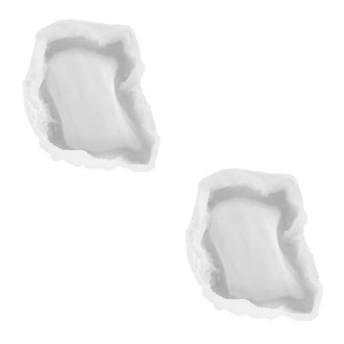 Angoily 2 Stck. Silikonform für Epoxidharz Irreguläre Gießform für Diy Dekorationen Wiederverwendbar Flexibel Leicht zu Reinigen für Kreative Handwerksprojekte von Angoily