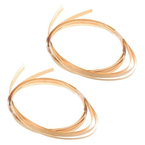 Angoily 2 Streifen Dekomaterialien Schilf Naturflechten Bastelmaterial Korbflechten Zubehör Herstellung X Weidenstreifen Weidenoptik Bastelmaterial Caning Cane Strips von Angoily