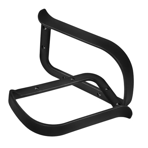 Angoily 2 Stück Armlehne für Bürostühle Sessel Office Chair Armlast Ersatz professionelle Stuhlarmlehne Teile Haushalt Ergonomisch fit Stuhl Armruhe Ersatz Armlehnenersatz Plastik Schwarz von Angoily