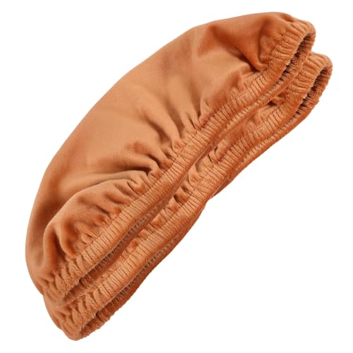Angoily 2 Stück Bürostuhl Mit Handschuhen Office Chair Cover Armabdeckungen Sitzbezüge Mit Armlehne Zubehör Stuhl-armlehnenpolster Unterstützung Ausruhen Beige Ergonomisch Zurück Flanell von Angoily