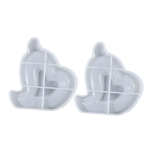 Angoily 2 Stück DIY Kerzen und Seifenformen für Aromatherapie Gips und Harzprojekte Perfektes Werkzeug für Kreative Bastelideen und von Angoily