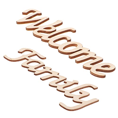 Angoily 2 Stück Diy Holzbuchstaben Deko Set Teilig und Familien Schild Multifunktionale Wandverzierung für Zuhause Büro und Veranstaltungen Angoily 2 Stück Diy Holzbuchstaben Deko Set Teilig und Familien Schild Multifunktionale Wandverzierung für Zuhause Büro und Veranstaltungen von Angoily