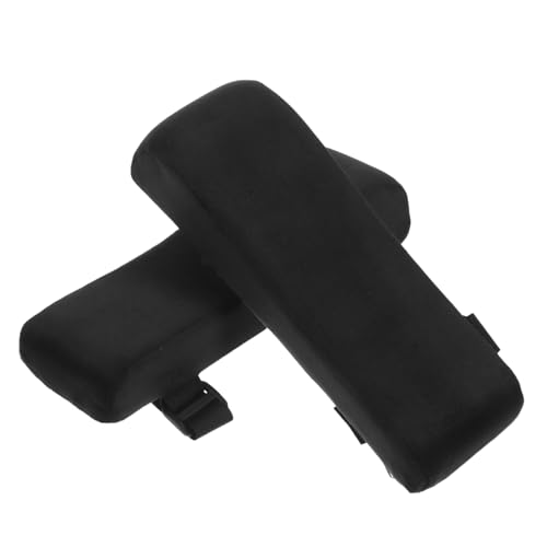 Angoily 2 Stück Ergonomische Bürostuhl Armlehnenpolster mit Komfort-erhöhung Vielseitig für Gaming Schreibtischstühle Einfach zu Befestigen und Reinigen Modernes Minimalistisches Design von Angoily