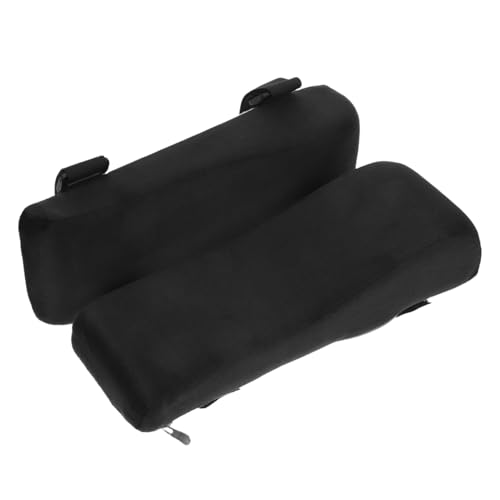 Angoily 2 Stück Ergonomische Stuhl Armlehnen Polster Bürostuhl Gaming Stuhl Armstützen Kissen mit Weichem Polyester Langlebigem Schwamm für Druckentlastung und Komfort von Angoily
