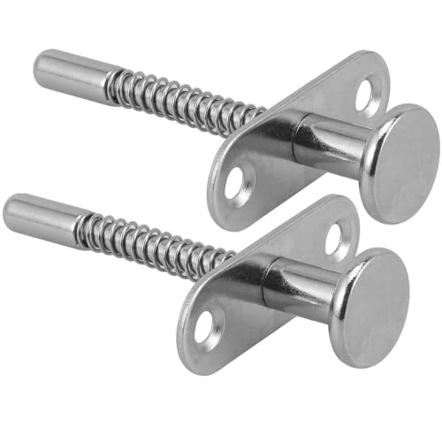 Angoily 2 Stück Federstahl Steckriegel Babybett Riegelverriegelung Federbolzen für Kinderbett Fenster Vogelkasten Langlebig Einfach zu Montieren Rostbeständig Vielseitig Einsetzbar Angoily 2 Stück Federstahl Steckriegel Babybett Riegelverriegelung Federbolzen für Kinderbett Fenster Vogelkasten Langlebig Einfach zu Montieren Rostbeständig Vielseitig Einsetzbar von Angoily