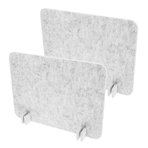 Angoily 2 Stück Felt Schreibtisch Trennwand Freistehendes Sichtschutz Panel aus Robustem Filz Geräuschdämpfend Einfache Installation für Büro und Schreibtischschutz in Schule und Angoily 2 Stück Felt Schreibtisch Trennwand Freistehendes Sichtschutz Panel aus Robustem Filz Geräuschdämpfend Einfache Installation für Büro und Schreibtischschutz in Schule und von Angoily