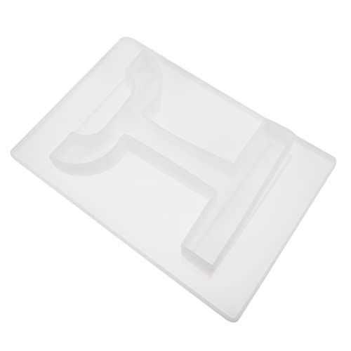 Angoily 2 Stück Formen zur Herstellung von Mini-Tischen Hallo klein Hocker Epoxid Mini-Tischform UV Desktop-DIY-Form Form für die dekorative Tischherstellung manuelle Form Kieselgel Weiß von Angoily