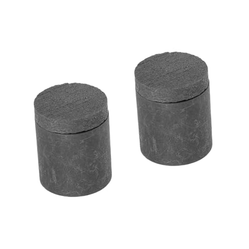 Angoily 2 Stück Graphit Schmelztiegel mit Deckel Kleiner Hochtemperatur Kleinschmelztiegel aus Hochwertigem Graphit Praktisches Schmelzset für Schmuckgießen und Metallverfeinerung Sichere Angoily 2 Stück Graphit Schmelztiegel mit Deckel Kleiner Hochtemperatur Kleinschmelztiegel aus Hochwertigem Graphit Praktisches Schmelzset für Schmuckgießen und Metallverfeinerung Sichere von Angoily