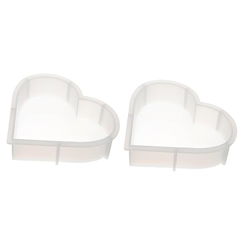 Angoily 2 Stück Große Herz Silikonform für Epoxidharz Diy Gießform für Bastelprojekte Hochzeitsdekoration und Home Decor Wiederverwendbare Silikonform für Kreative Ideen Angoily 2 Stück Große Herz Silikonform für Epoxidharz Diy Gießform für Bastelprojekte Hochzeitsdekoration und Home Decor Wiederverwendbare Silikonform für Kreative Ideen von Angoily