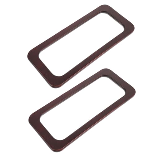 Angoily 2 Stück Handtaschen Einkaufstaschen Griffe Geldbörsenherstellungsgriffe Taschenersatz Accessoire Tasche Retro Griff Geldbörsenzubehör Griff Für Tasche Clutch Taschengriffe von Angoily