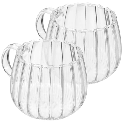Angoily 2 Stück Kaffeebecher Aus Glas 340 Ml Kürbisbecher Transparente Kürbisbecher Mit Griff Kürbisförmige Glasbecher Teetassen Getränkebecher Trinkbecher Für Die Halloween-Party Zu Angoily 2 Stück Kaffeebecher Aus Glas 340 Ml Kürbisbecher Transparente Kürbisbecher Mit Griff Kürbisförmige Glasbecher Teetassen Getränkebecher Trinkbecher Für Die Halloween-Party Zu von Angoily