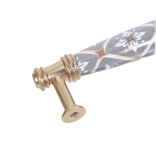 Angoily 2 Stück Keramik-schubladengriffe Lochabstand Chinesischer Stil Porzellan-griffe für Schränke Kommoden Kleiderschränke Vintage Möbelbeschläge für Schlafzimmer und Bad von Angoily