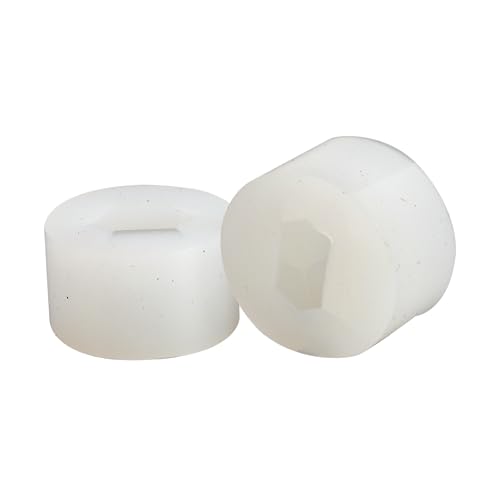 Angoily 2 Stück Kreative Silikonform für Kerzen und Seifen Handgemachte Gießform Langlebige Diy Werkzeug für Bunte Kerzen Einfach zu Reinigen Verwenden von Angoily