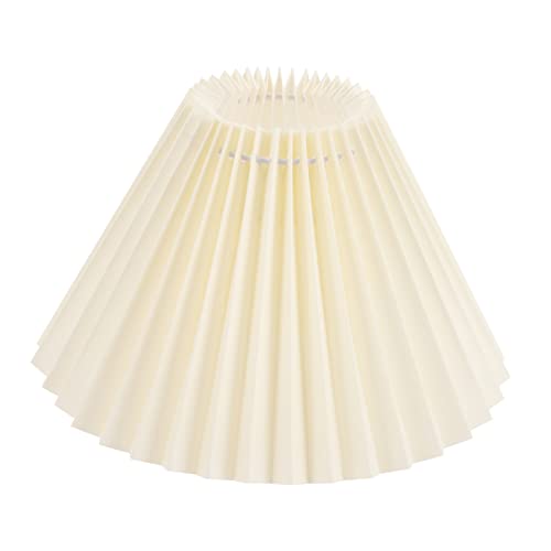 Angoily 2 Stück Kronleuchter-Schirm Weißer Lampenschirm Vintage-Schreibtischlampe Stehlampenschirm Rustikale Laterne Bodendekoration Vintage-Tischlampe Stoff-Lampenschirm Für von Angoily