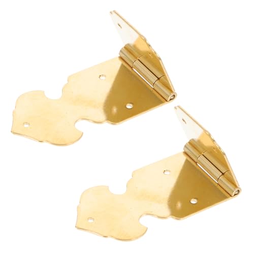Angoily 2 Stück Kupfer Scharniere für Schmuck Holzboxen Kleine Robuste Box scharniere Rostbeständig und Langlebig Geeignet für DIY Geschenk Aufbewahrungsboxen von Angoily