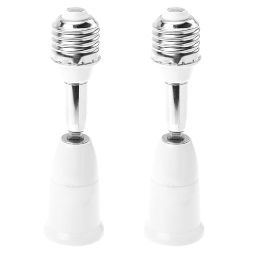 Angoily 2 Stück Lampenfassung Adapter Flexibler Lampenhalter für LED Leuchten Langlebig und Praktisch für Deckenlampen und DIY Lampenprojekte Angoily 2 Stück Lampenfassung Adapter Flexibler Lampenhalter für LED Leuchten Langlebig und Praktisch für Deckenlampen und DIY Lampenprojekte von Angoily