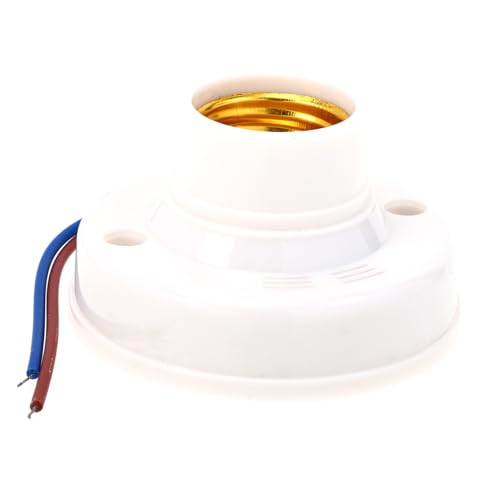 Angoily 2 Stück Lampenfassung mit Ton und Lichtsensor Energiesparender Stabiler Lampensockel für Flurbeleuchtung Hohe Empfindlichkeit Teiliges Langlebiges Material Angoily 2 Stück Lampenfassung mit Ton und Lichtsensor Energiesparender Stabiler Lampensockel für Flurbeleuchtung Hohe Empfindlichkeit Teiliges Langlebiges Material von Angoily