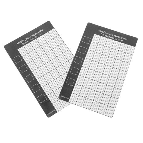 Angoily 2 Stück Magnetisches Schraubenpad Schraubenhalter Ablage Magnethalter Magnetschraubenhalter Magnetische Schraubenmatte Magnetmatte Magnetischer Teilehalter Schraubenpads von Angoily