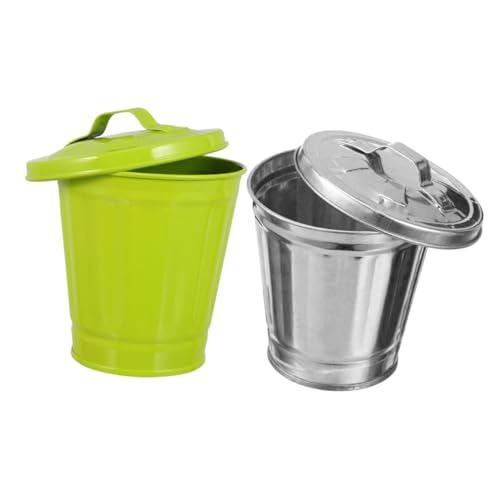 Angoily 2 Stück Mini Desktop Mülleimer mit Deckel Abfallbehälter Geruchsneutral Tragbar Multifunktionaler Schreibtisch Organizer für Büro Küche Wohnzimmer Angoily 2 Stück Mini Desktop Mülleimer mit Deckel Abfallbehälter Geruchsneutral Tragbar Multifunktionaler Schreibtisch Organizer für Büro Küche Wohnzimmer von Angoily