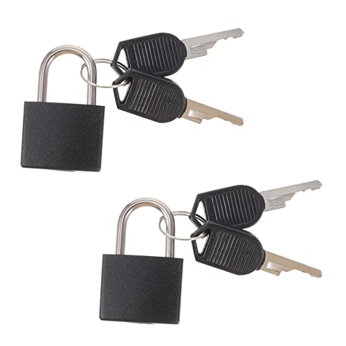 Angoily 2 Stück Mini Vorhängeschloss mit Schlüssel für Gepäck Schrank Schmuckbox Robustes Leichtes Schloss mit Buntem Kunststoffgehäuse und Messingzylinder für Reisen und Alltag Angoily 2 Stück Mini Vorhängeschloss mit Schlüssel für Gepäck Schrank Schmuckbox Robustes Leichtes Schloss mit Buntem Kunststoffgehäuse und Messingzylinder für Reisen und Alltag von Angoily