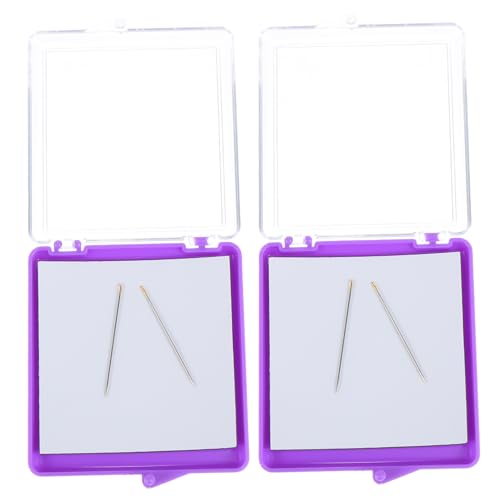 Angoily 2 Stück Nadelspeicherbox Aufbewahrungsbehälter Für Nähnadeln Nensainschaftschaftschaftschaft Nähen Magnetischer Halter Nähnadel-Organizer Violett Weicher Magnet Angoily 2 Stück Nadelspeicherbox Aufbewahrungsbehälter Für Nähnadeln Nensainschaftschaftschaftschaft Nähen Magnetischer Halter Nähnadel-Organizer Violett Weicher Magnet von Angoily