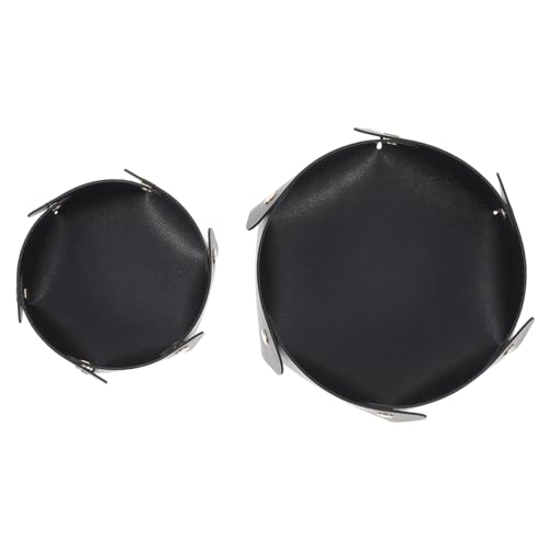 Angoily 2 Stück PU Leder Schlüsselorganisatoren Elegante Aufbewahrungsboxen für Eingangsbereich und Schreibtisch Stilvolle Ordnungssysteme für Schlüssel und Kleinigkeiten Schwarz und Angoily 2 Stück PU Leder Schlüsselorganisatoren Elegante Aufbewahrungsboxen für Eingangsbereich und Schreibtisch Stilvolle Ordnungssysteme für Schlüssel und Kleinigkeiten Schwarz und von Angoily