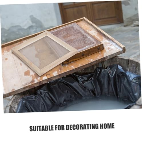 Angoily 2 Stück Papierherstellungsrahmen aus Holz Leichter Handlicher Schöpfrahmen für DIY Basteln Pädagogisches Werkzeug für Kreative Familienaktivitäten und Traditionelle Handwerkskunst Angoily 2 Stück Papierherstellungsrahmen aus Holz Leichter Handlicher Schöpfrahmen für DIY Basteln Pädagogisches Werkzeug für Kreative Familienaktivitäten und Traditionelle Handwerkskunst von Angoily