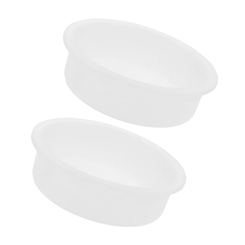 Angoily 2 Stück Runde Silikonform für DIY Handwerksprojekte Epoxidharz Gussform für Untersetzer Servierbrett und Heimdekoration Angoily 2 Stück Runde Silikonform für DIY Handwerksprojekte Epoxidharz Gussform für Untersetzer Servierbrett und Heimdekoration von Angoily