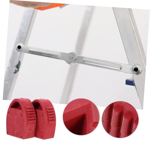 Angoily 2 Stück Rutschfeste Leiterfußschutzkappen aus Gummi Geräuschdämpfend Stabile Leiterschutzabdeckungen zum Schutz von Böden und Wänden Geeignet für Haushaltsleitern und Lagerbedarf von Angoily