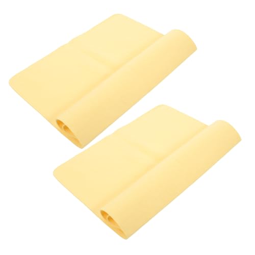 Angoily 2 Stück Schlägerkeil Saugmaschine Dreh Wurfpad Werkzeuge Töpfermatte Universelle Bessere Schläger Gelb Herstellung Für Rad Tonpads Zubehör Stoffstabilität – Angoily 2 Stück Schlägerkeil Saugmaschine Dreh Wurfpad Werkzeuge Töpfermatte Universelle Bessere Schläger Gelb Herstellung Für Rad Tonpads Zubehör Stoffstabilität – von Angoily