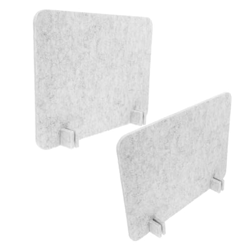 Angoily 2 Stück Schreibtisch trennwand aus Filz Sichtschutz für Büro und Schule Einfache Installation ohne Werkzeug Ablenkungen Fördert Konzentration und Privatsphäre von Angoily