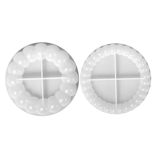 Angoily 2 Stück Seifenblasen-Untersetzerform Silikonformen groß dekorative Untersetzerform Seifenblasenform Schalenmattenform Form für DIY-Untersetzer Kieselgel Weiß Angoily 2 Stück Seifenblasen-Untersetzerform Silikonformen groß dekorative Untersetzerform Seifenblasenform Schalenmattenform Form für DIY-Untersetzer Kieselgel Weiß von Angoily