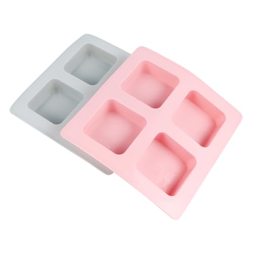 Angoily 2 Stück Silikon Kuchenform Fach Flexibel Antihaftend für DIY Seifenherstellung und Backen Lebensmittelecht Blau Rosa Wiederverwendbar für Muffins Brownies Kerzen und Desserts Angoily 2 Stück Silikon Kuchenform Fach Flexibel Antihaftend für DIY Seifenherstellung und Backen Lebensmittelecht Blau Rosa Wiederverwendbar für Muffins Brownies Kerzen und Desserts von Angoily