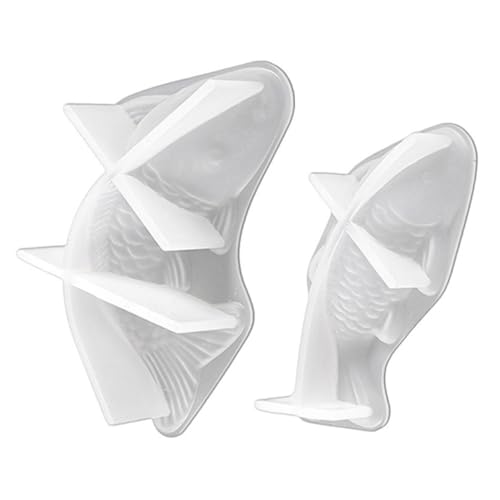 Angoily 2 Stück Silikonform Fisch Teiliges Flexibel Langlebig für DIY Kerzen Seifen Eiswürfel Gießform Sicher Wiederverwendbar für Bastelliebhaber Geschenkidee Angoily 2 Stück Silikonform Fisch Teiliges Flexibel Langlebig für DIY Kerzen Seifen Eiswürfel Gießform Sicher Wiederverwendbar für Bastelliebhaber Geschenkidee von Angoily