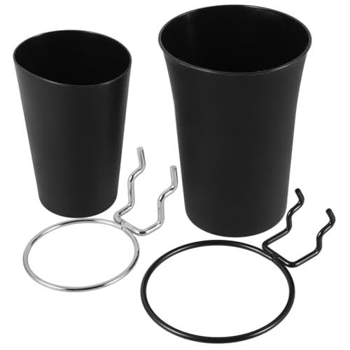 Angoily 2 Stück Steckbrett Haken Werkstatt PEG -Vorstand Veranstalter Steckbrett-Organizer Zubehör Regale praktischer Hardware-Organizer Organizer-Behälter für Stecktafeln Metall Schwarz von Angoily